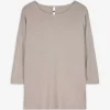 Langarmshirt - Dreiviertelärmel - beige