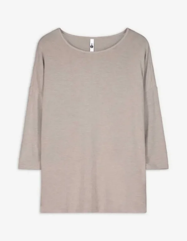 Langarmshirt - Dreiviertelärmel - beige