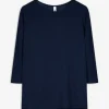 Langarmshirt - Dreiviertelärmel - dunkelblau
