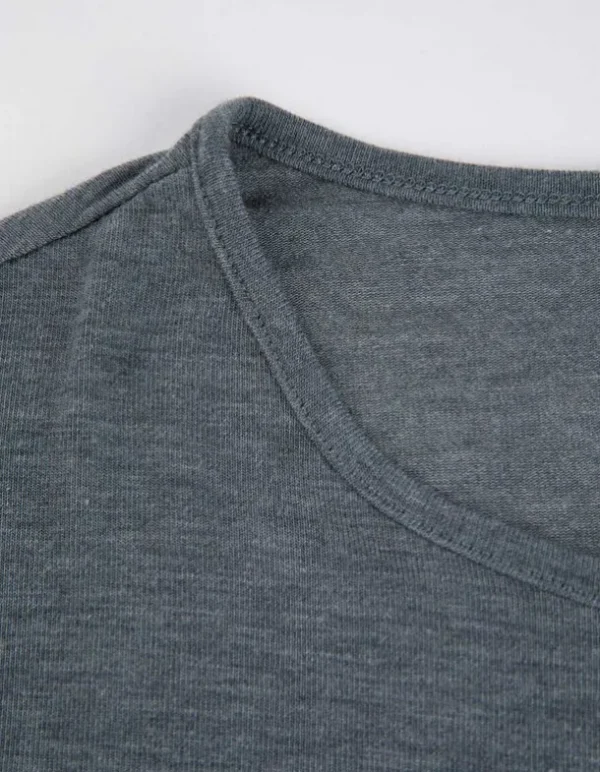 Langarmshirt - Dreiviertelärmel - türkis