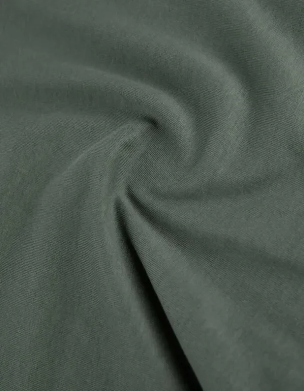 Langarmshirt - einfarbig - dunkelgrün