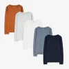 Langarmshirt - 5er-Pack