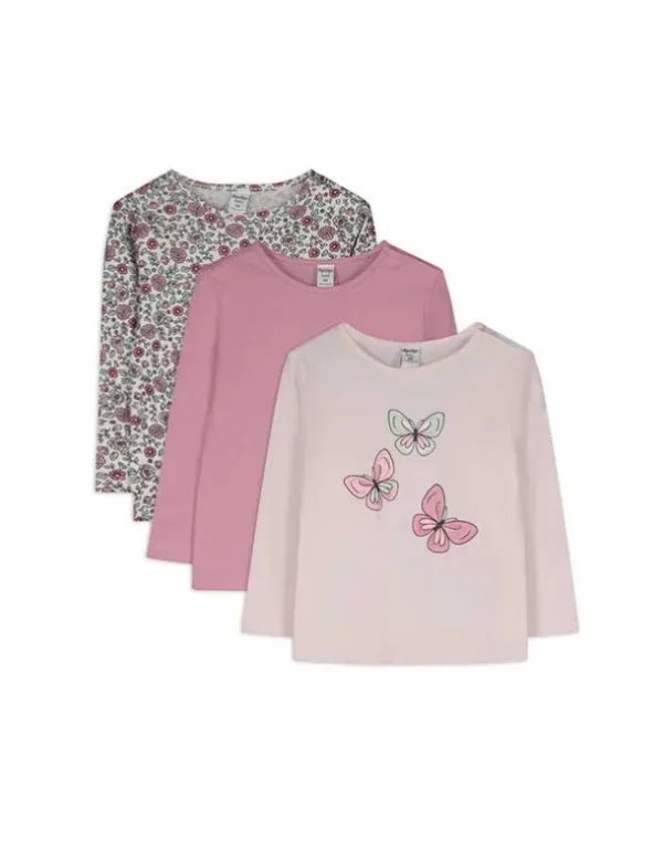 Langarmshirt - 3er-Pack