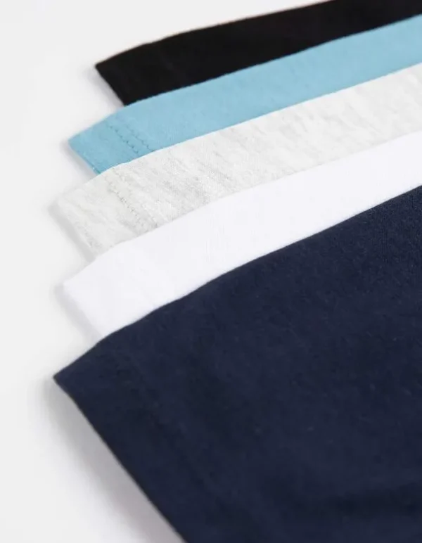 Langarmshirt - 5er-Pack