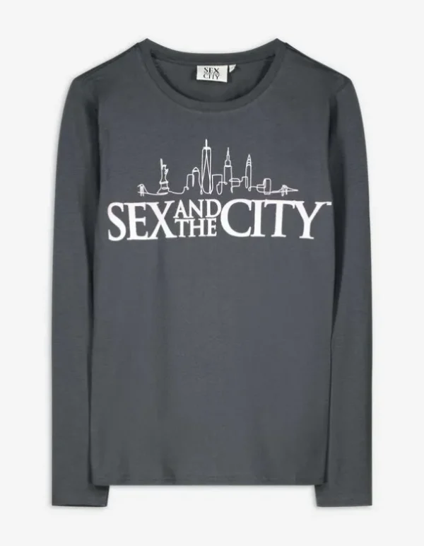 Langarmshirt - Glitzerprint