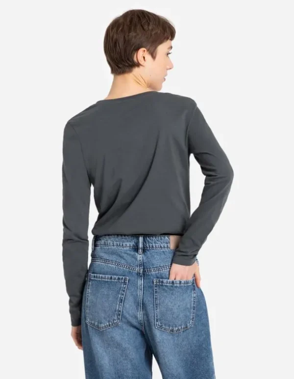 Langarmshirt - Glitzerprint