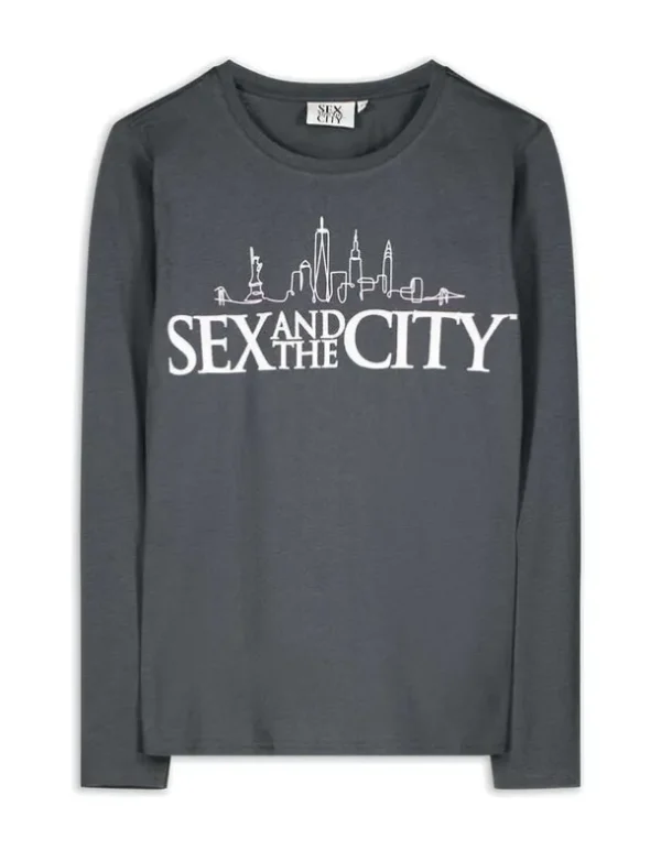 Langarmshirt - Glitzerprint