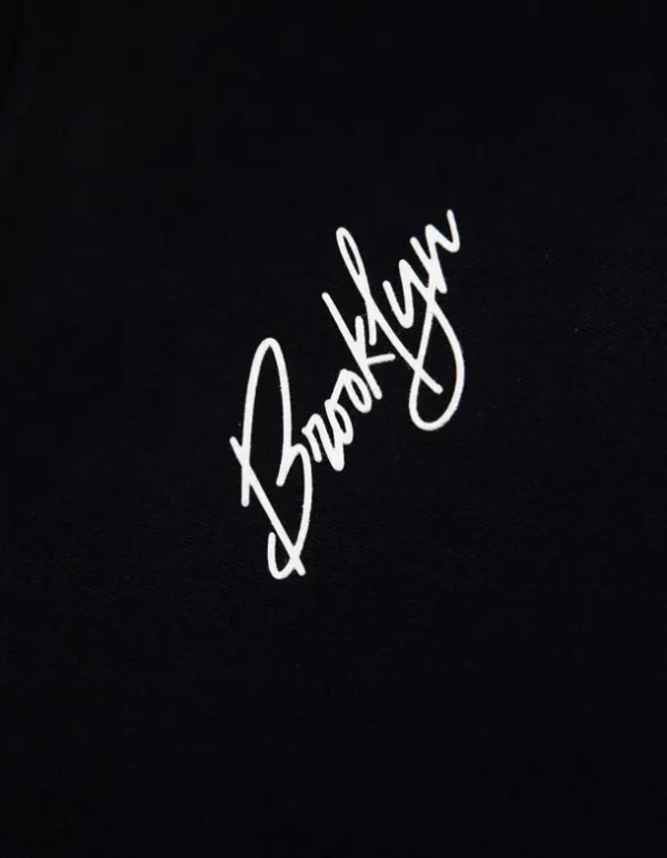 Langarmshirt - Oversized Fit - schwarz
