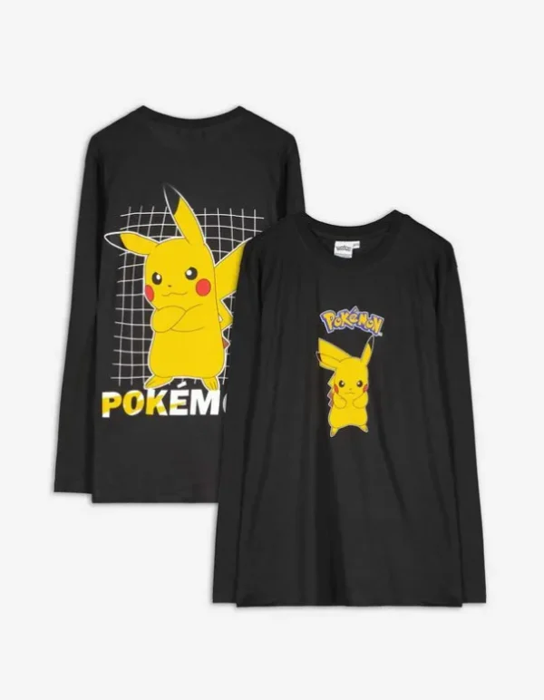 Langarmshirt - Pokémon - dunkelgrau