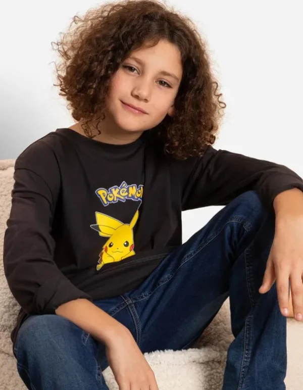Langarmshirt - Pokémon - dunkelgrau