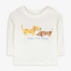 Langarmshirt - Print - weiß