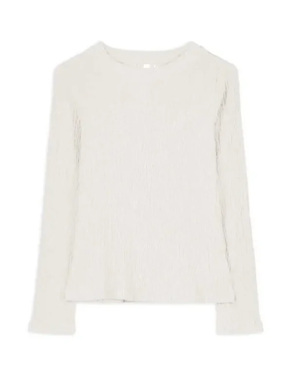 Langarmshirt - Regular Fit - weiß