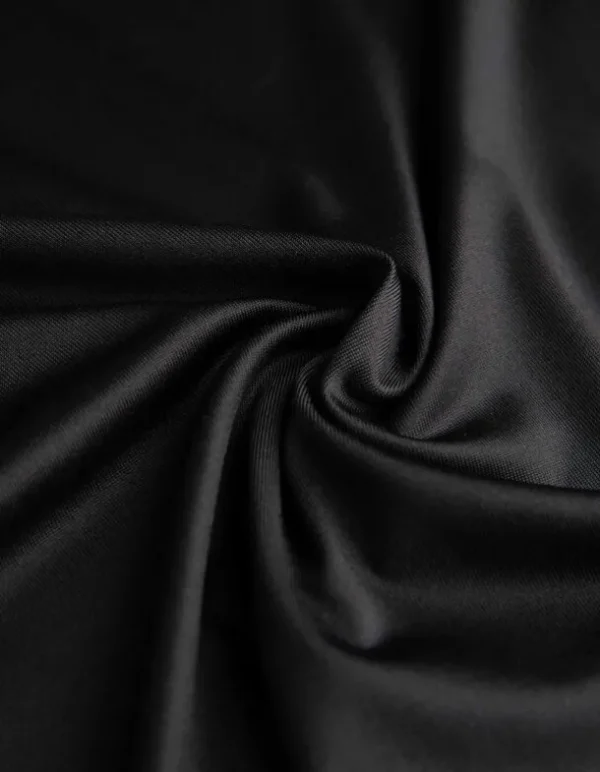 Langarmshirt - Slim Fit - schwarz