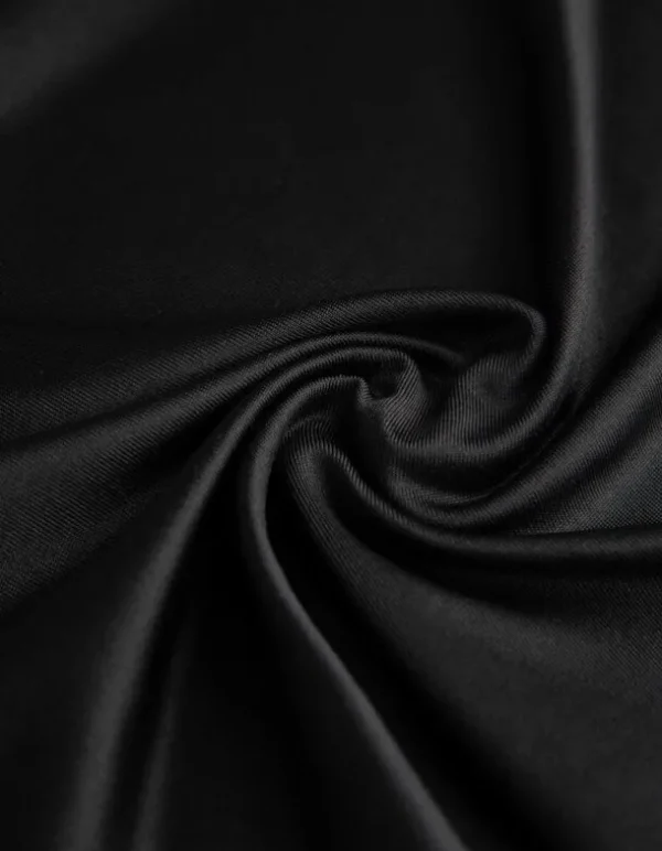 Langarmshirt - Slim Fit - schwarz