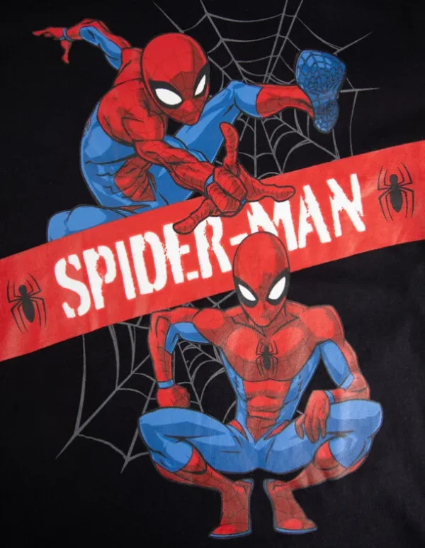 Langarmshirt - Spiderman - schwarz