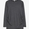 Langarmshirt - Umstandsmode - dunkelgrau