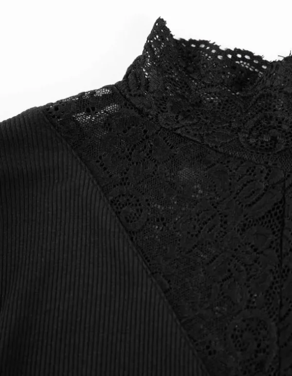 Langarmshirt - Umstandsmode - schwarz
