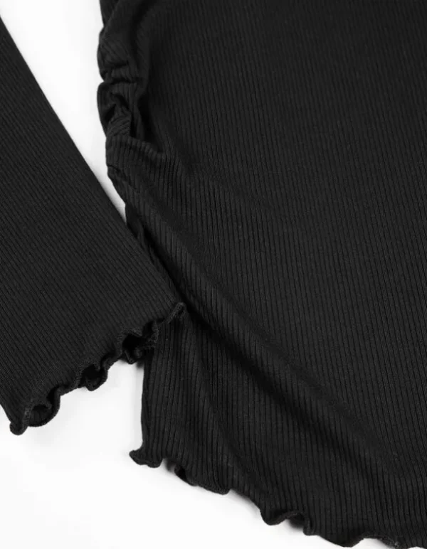 Langarmshirt - Umstandsmode - schwarz