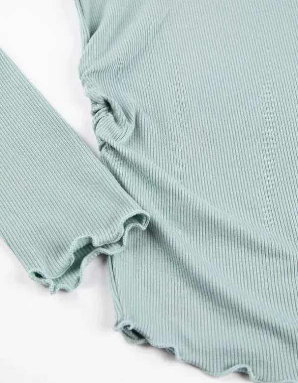 Langarmshirt - Umstandsmode - grün