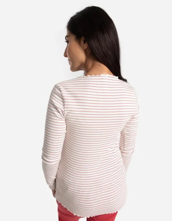 Langarmshirt - Umstandsmode - weiß