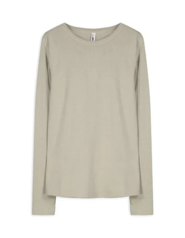 Langarmshirt - Viskose-Anteil - hellgrün