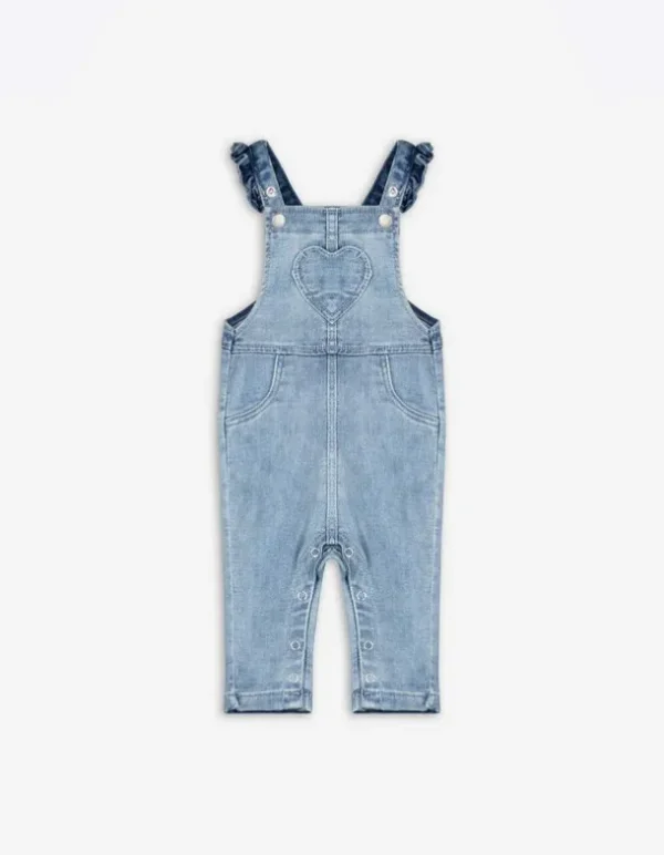 Latzhose - Slim Fit - hellblau