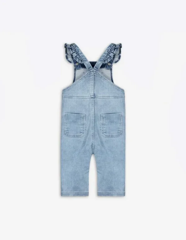 Latzhose - Slim Fit - hellblau