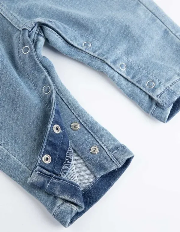 Latzhose - Slim Fit - hellblau