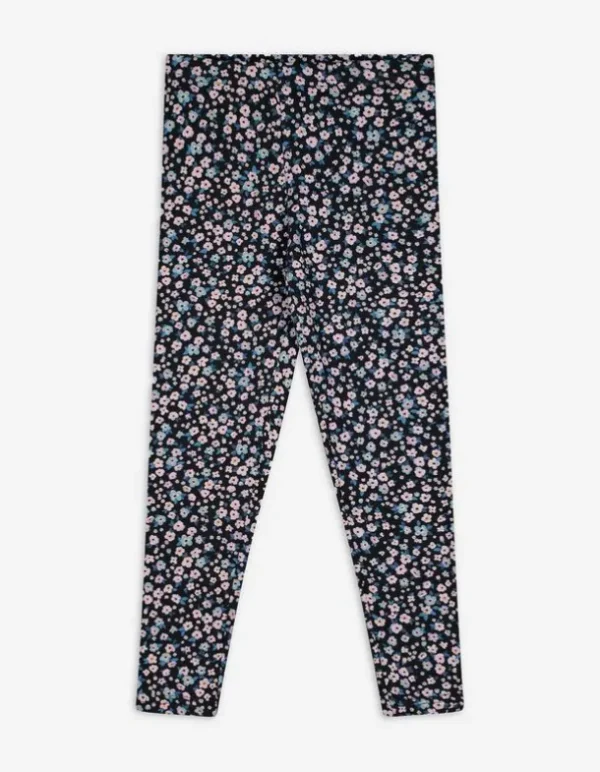 Leggings - Allover-Print - dunkelgrau
