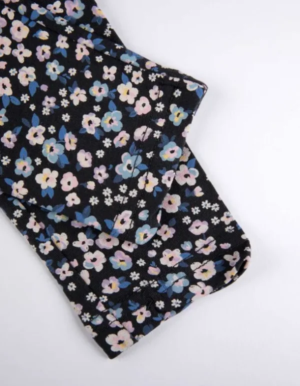 Leggings - Allover-Print - dunkelgrau