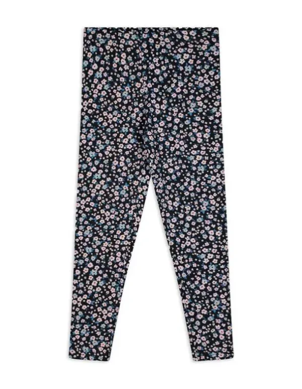 Leggings - Allover-Print - dunkelgrau