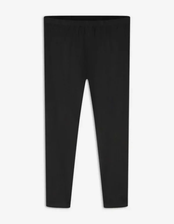 Leggings - Elastischer Bund - schwarz
