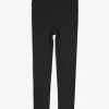 Leggings - Elastischer Bund - schwarz