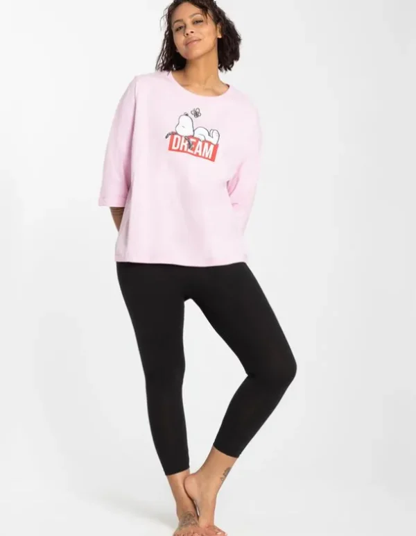 Leggings - Elastischer Bund - schwarz