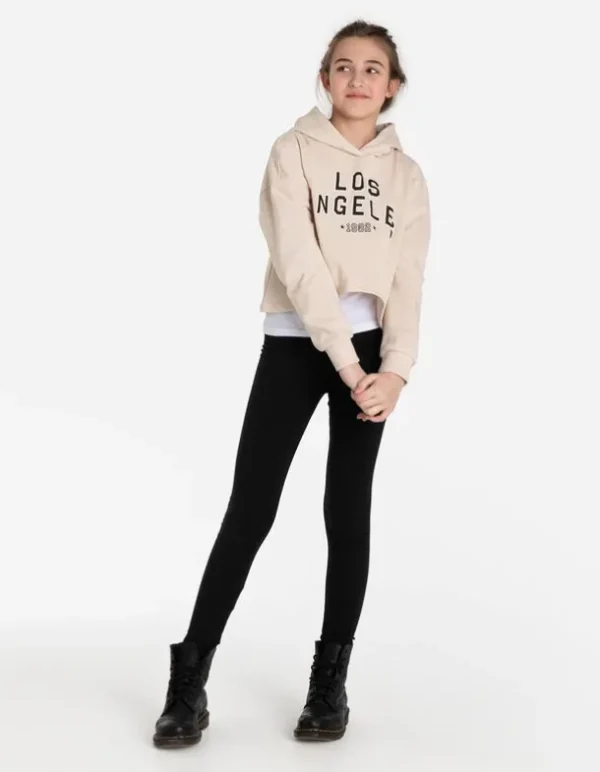 Leggings - Elastischer Bund - schwarz