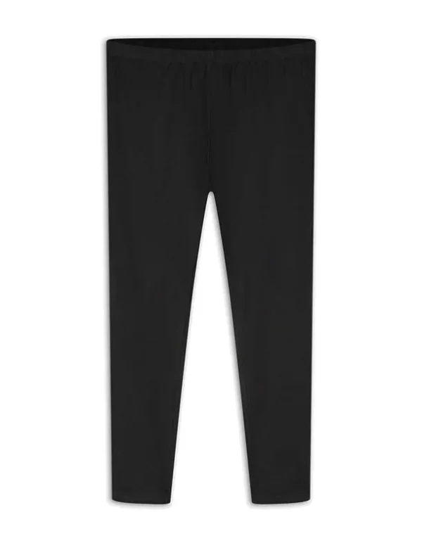 Leggings - Elastischer Bund - schwarz