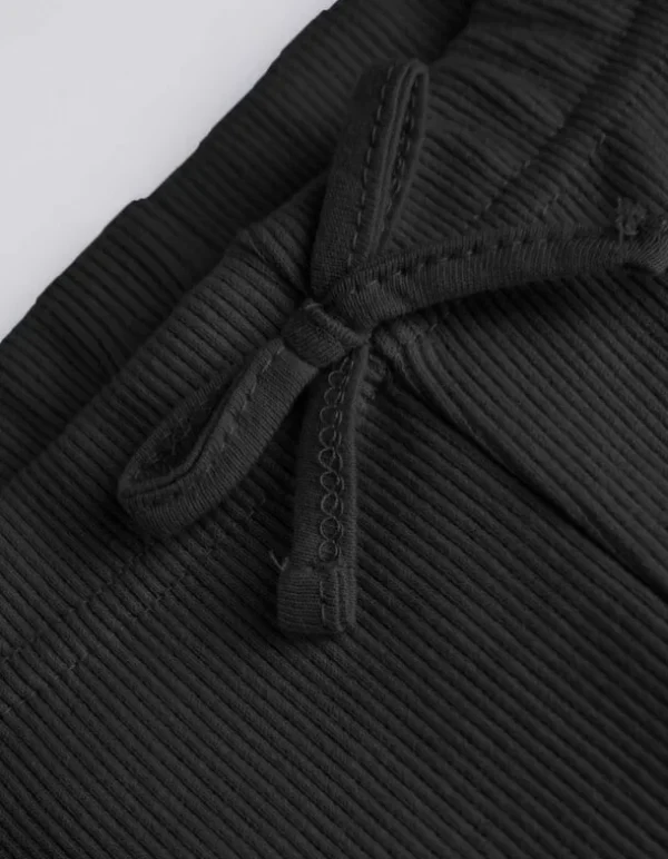 Leggings - Kordel - schwarz
