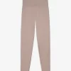 Leggings - Rippenstruktur - beige
