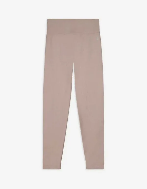 Leggings - Rippenstruktur - beige