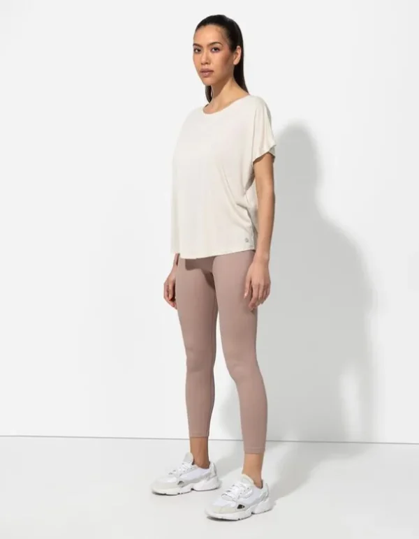 Leggings - Rippenstruktur - beige