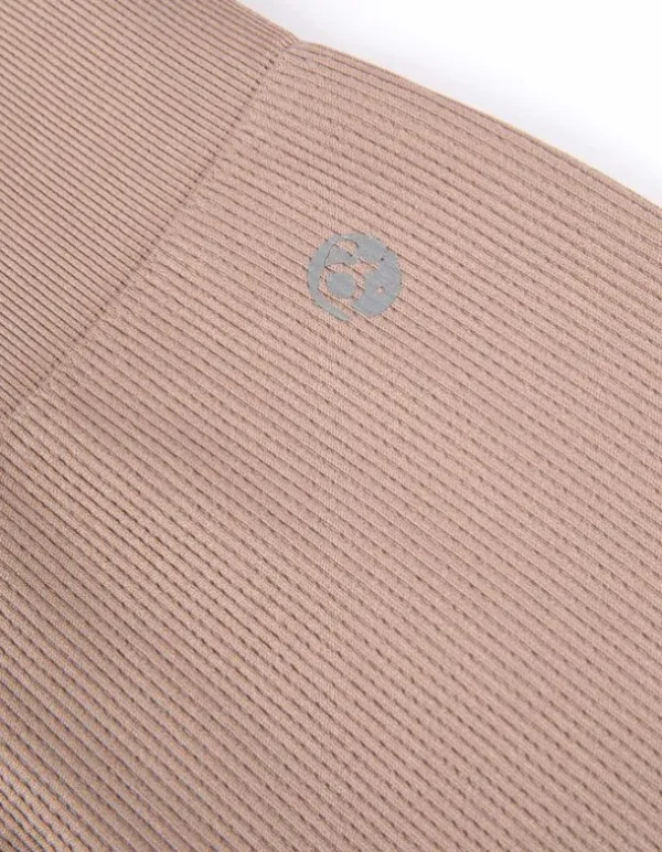 Leggings - Rippenstruktur - beige