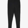 Leggings - Viskose-Mix - schwarz