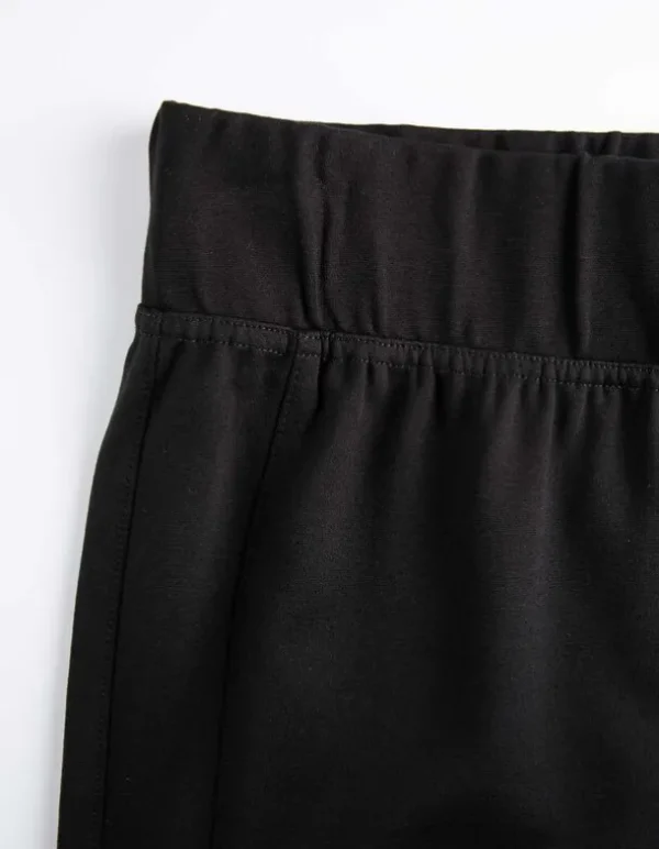 Leggings - Viskose-Mix - schwarz