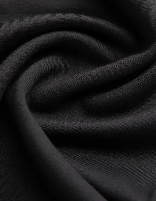 Leggings - Viskose-Mix - schwarz