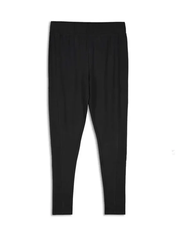 Leggings - Viskose-Mix - schwarz