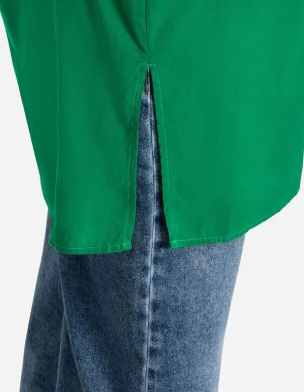 Longbluse - Seitenschlitz