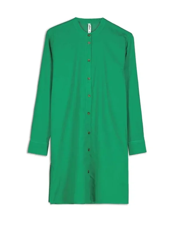Longbluse - Seitenschlitz