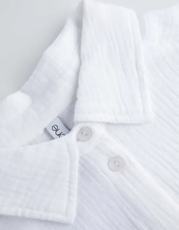 Longbluse - weiß