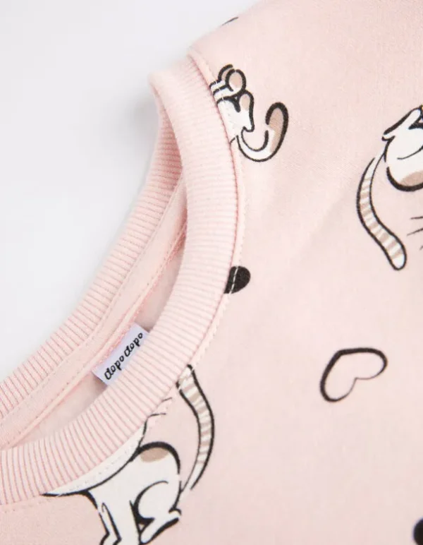 Longpullover - Sweat - rosa