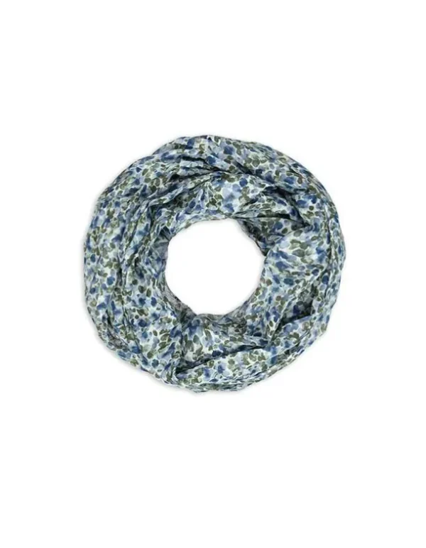Loop-Schaal - Allover-Print - hellblau